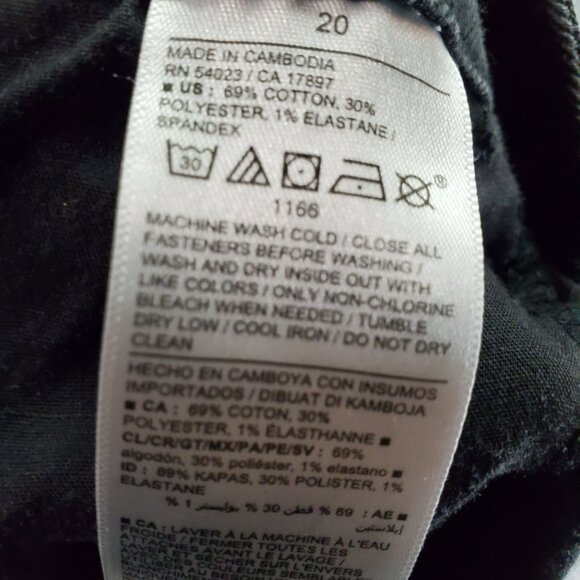 Old Navy Jeans Womens 20 Black High-Rise Super Skinny Stretch Denim - Picture 3 of 9